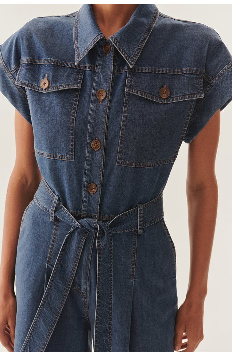 Exquise Josephine Jumpsuit, Alternate, color, Indigo