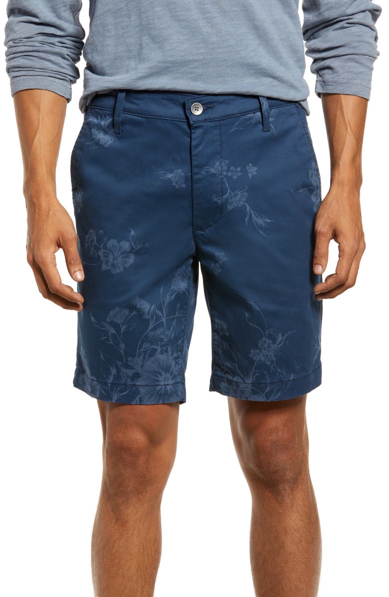 AG Men's Wanderer Floral Flat Front Shorts, Main, color, 