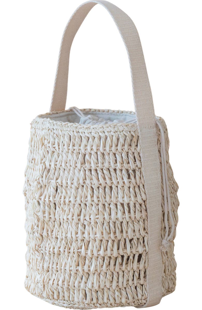 LIKHA Raffia Bucket Bag, Alternate, color,