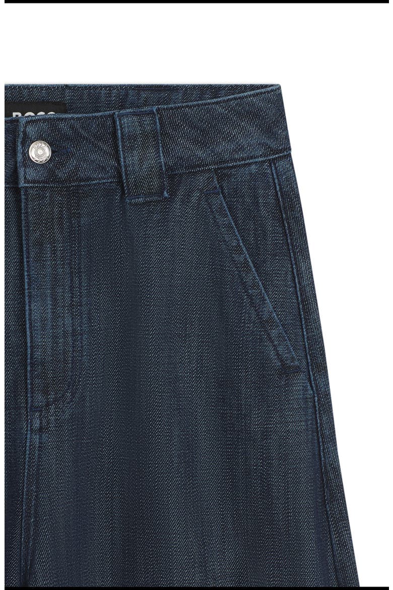 Seasonal Barrel Leg Jeans, Alternate, color, DARK DENIM