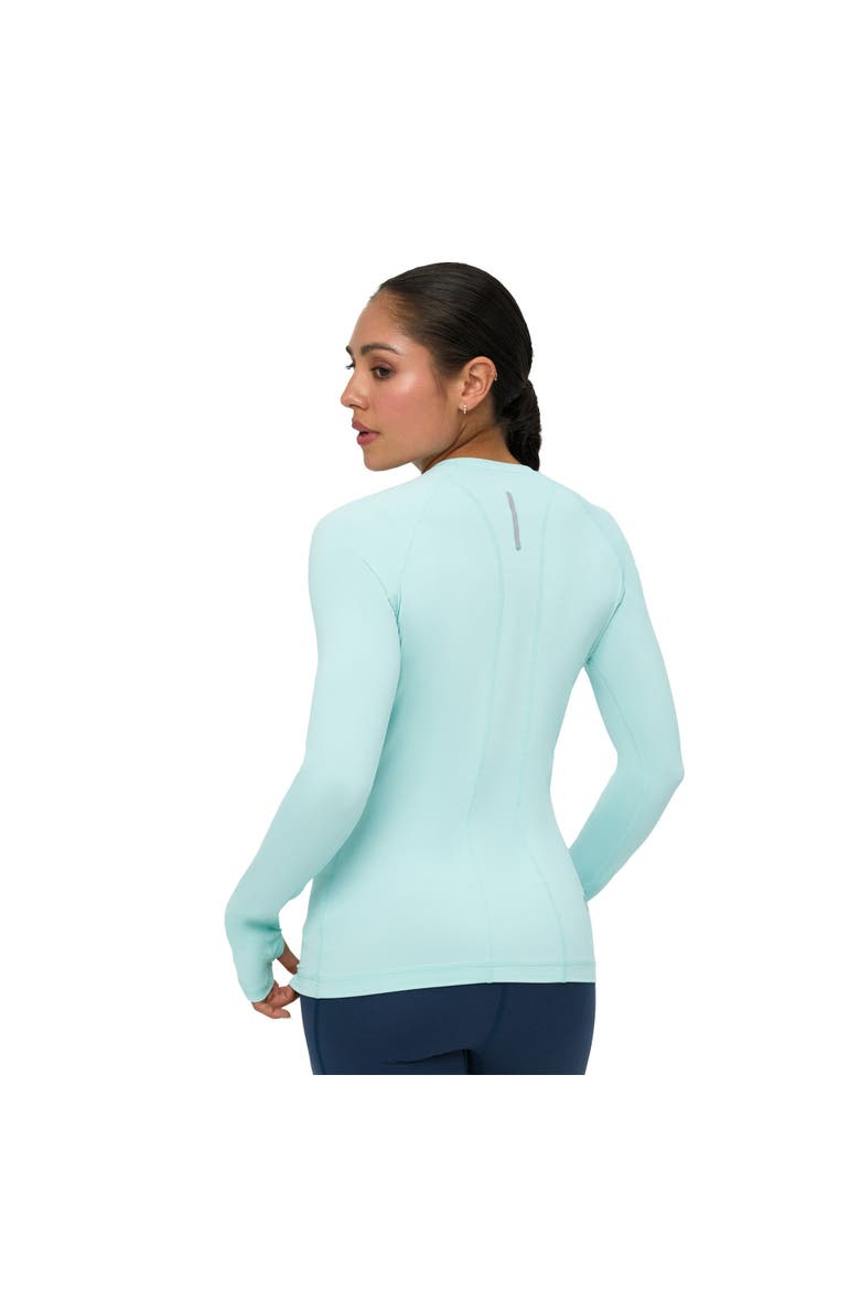 Women's Sun and UV Protection Active V-Neck Shirt, Alternate, color, Mint