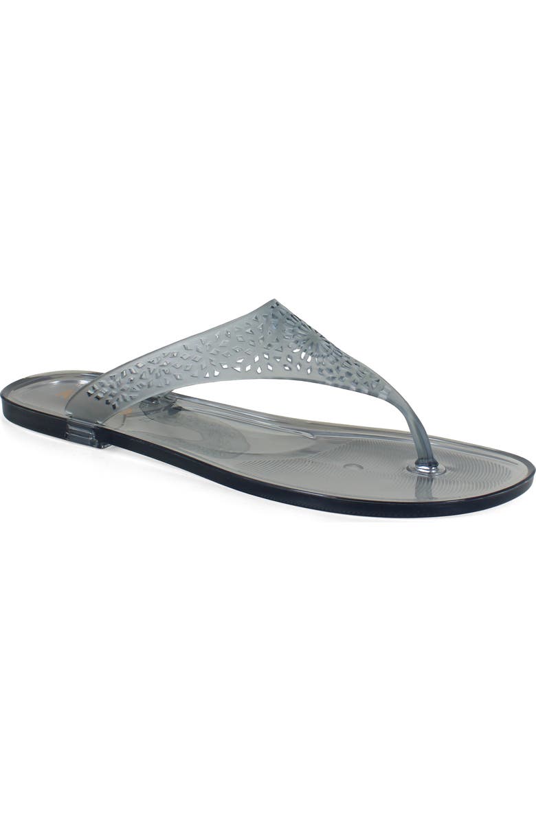Kensie Balia Flip Flop, Main, color, Smoke