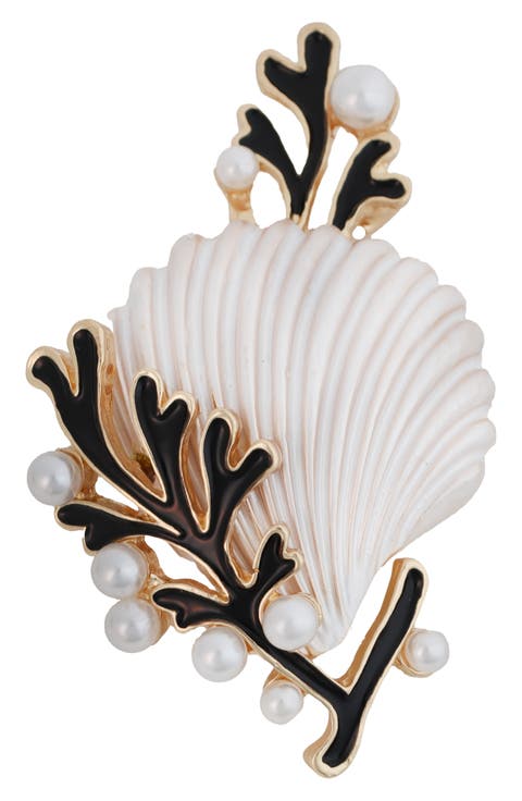 Shell Brooch