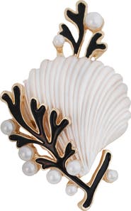 Panacea Shell Brooch