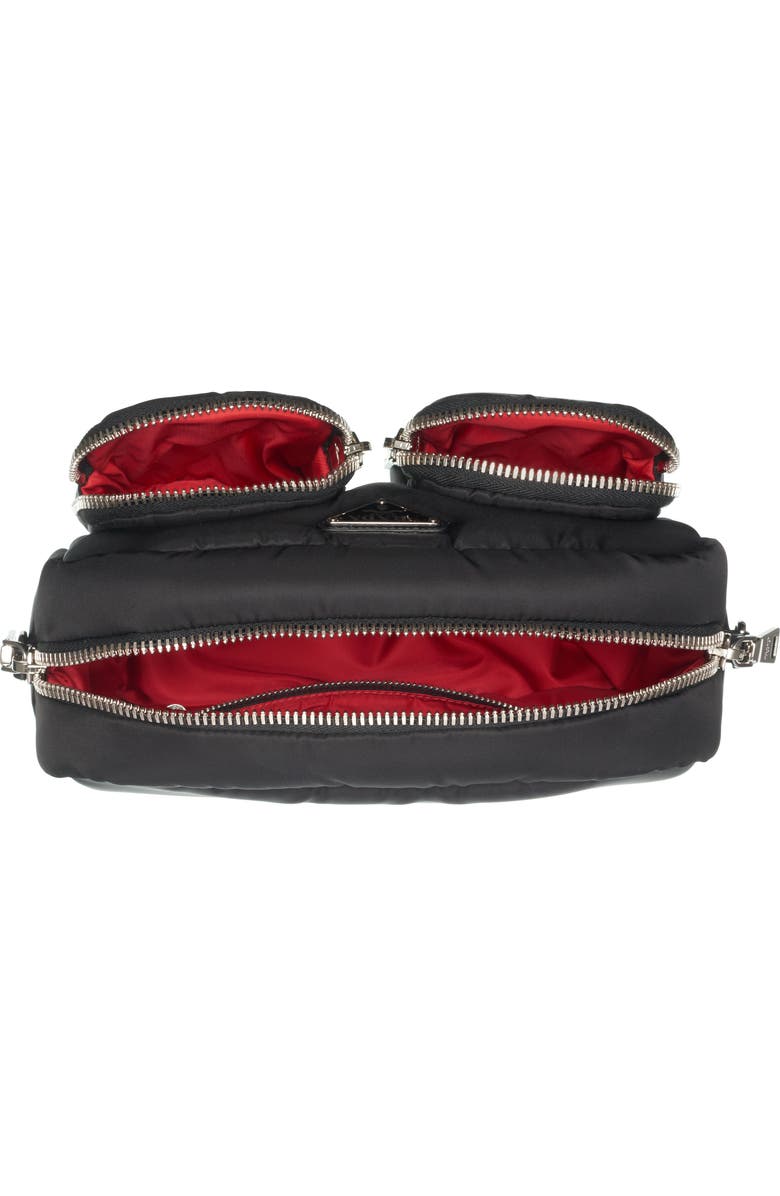 Prada Logo Nylon Shoulder Bag, Alternate, color,