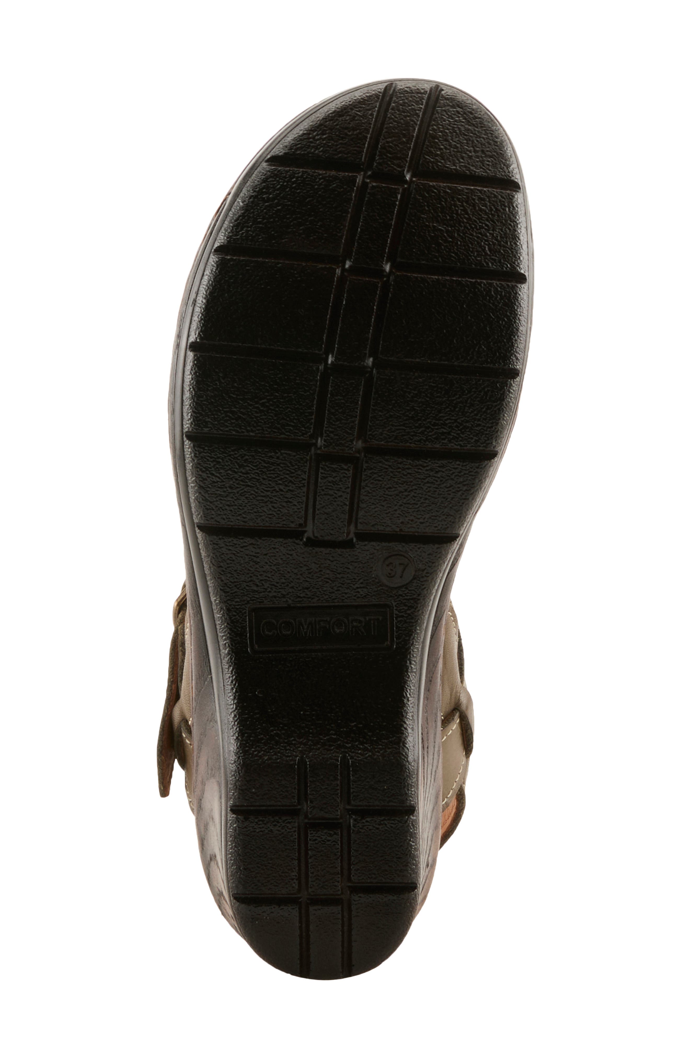 Amareza Ankle Strap Sandal, Alternate, color, OLIVE GREEN
