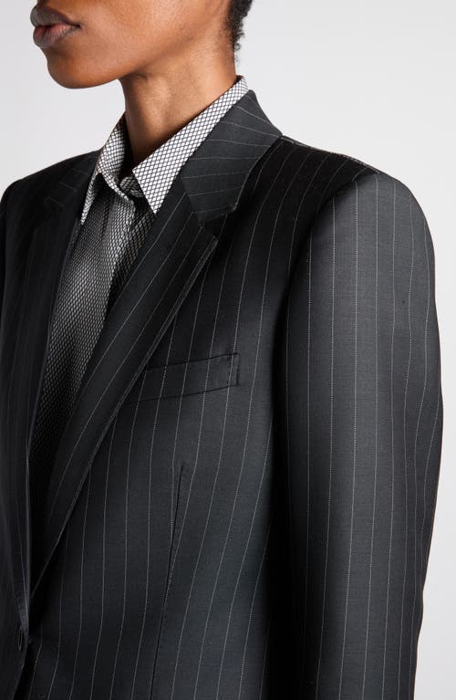 Tom Ford Pinstripe-pattern Single-breasted Blazer In Multi