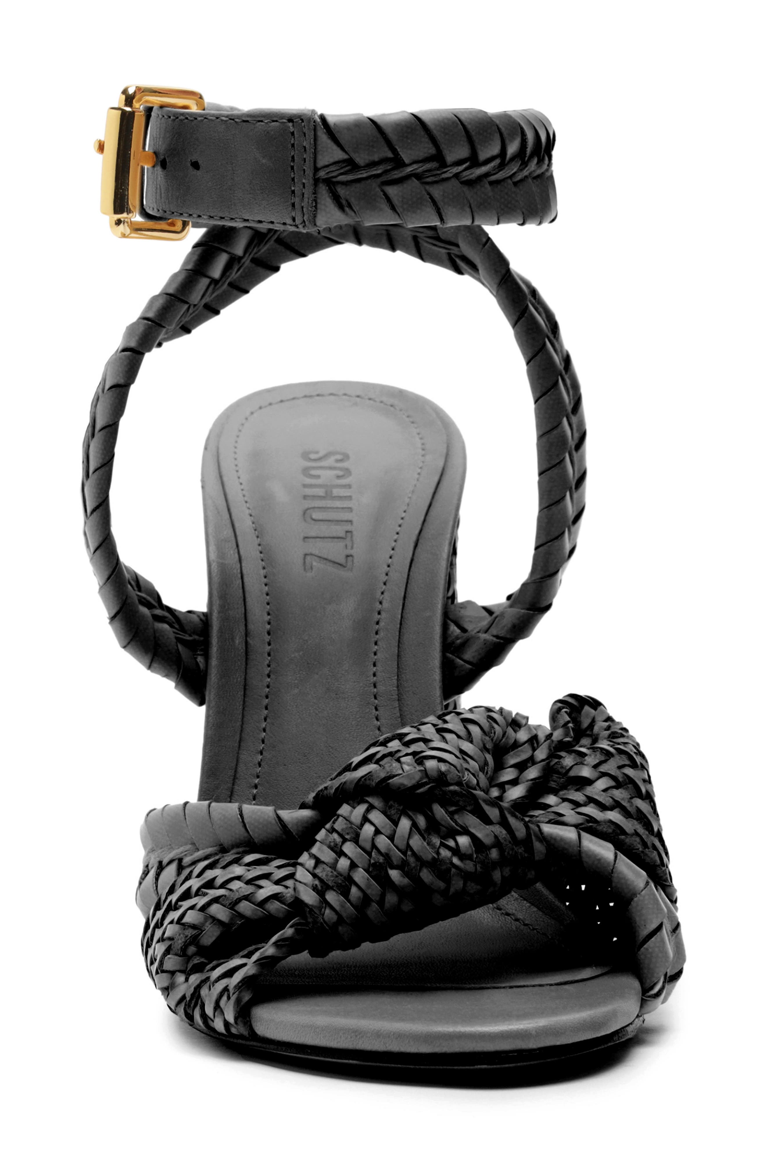 Schutz Khari Ankle Strap Sanndal, Alternate, color, 