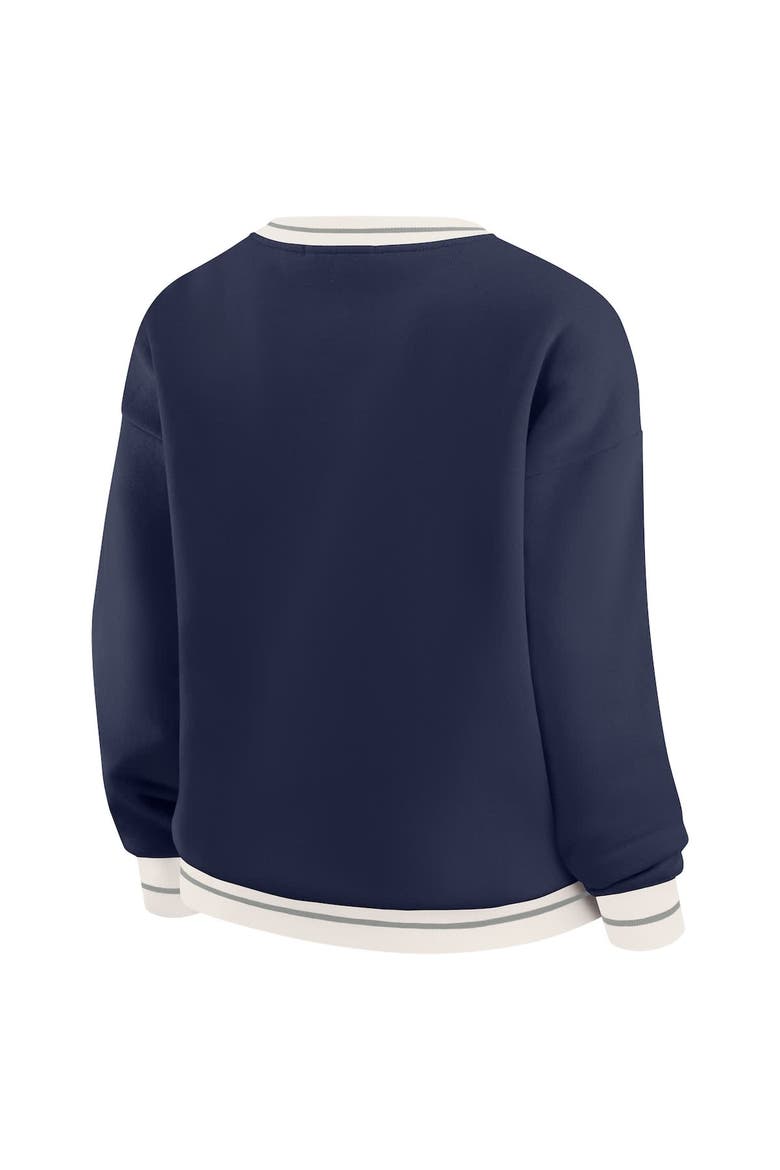 Women's WEAR by Erin Andrews Navy Penn State Nittany Lions Seal Sweatshirt, Alternate, color, Navy