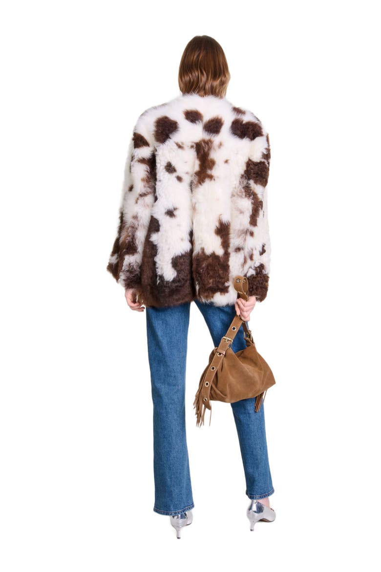 Reversible shearling, Alternate, color, Ecru