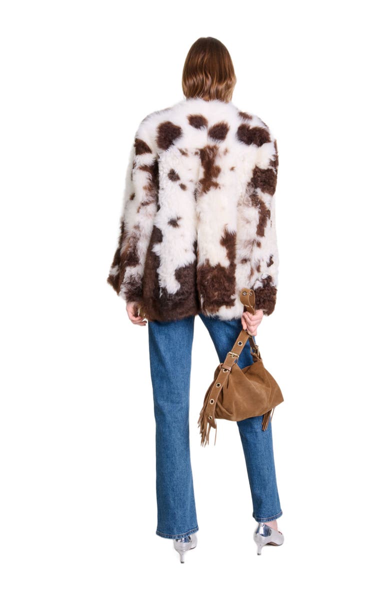 maje Reversible shearling, Alternate, color, 