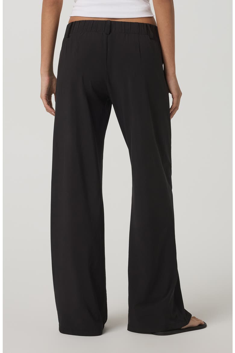 Villa Wide Leg Trousers, Alternate, color, BLACK