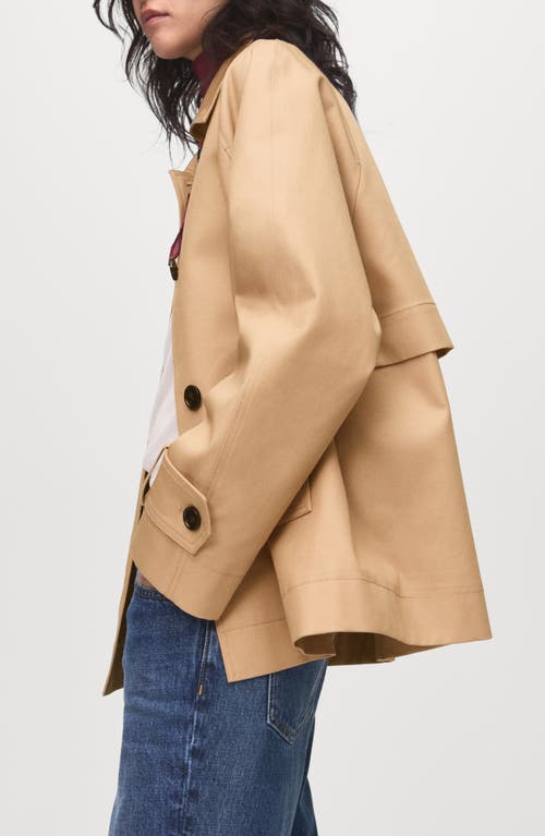 Mango Oversize Jacket In Multi