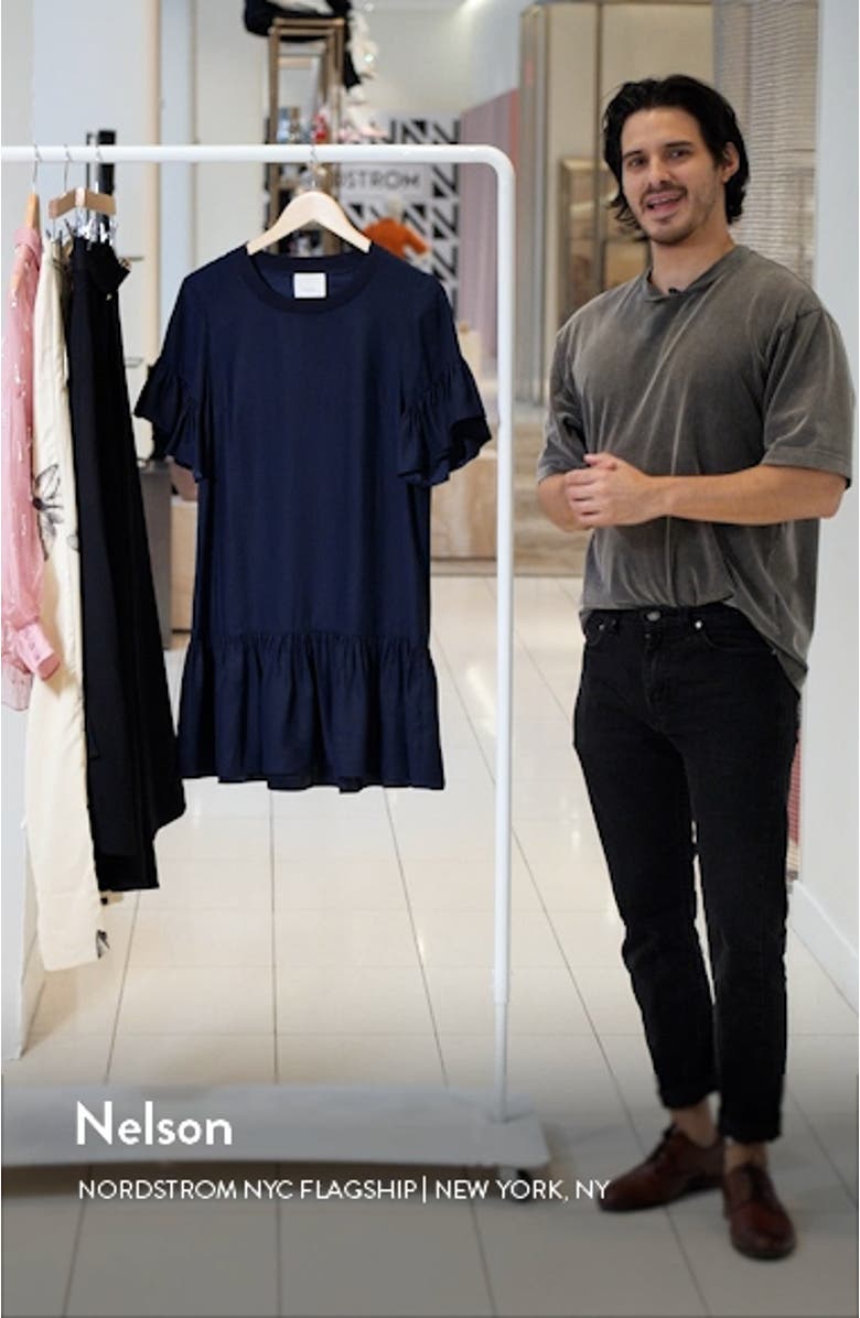 Leilah Silk Swing Dress, sales video thumbnail