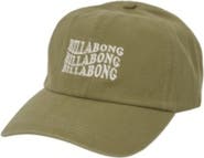 Billabong Embroidered Cotton Twill Baseball Cap