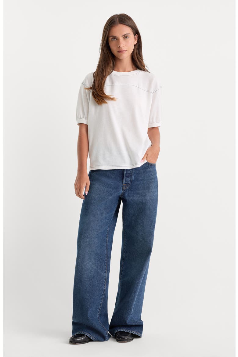 The Gym Tee, Alternate, color, CHALK