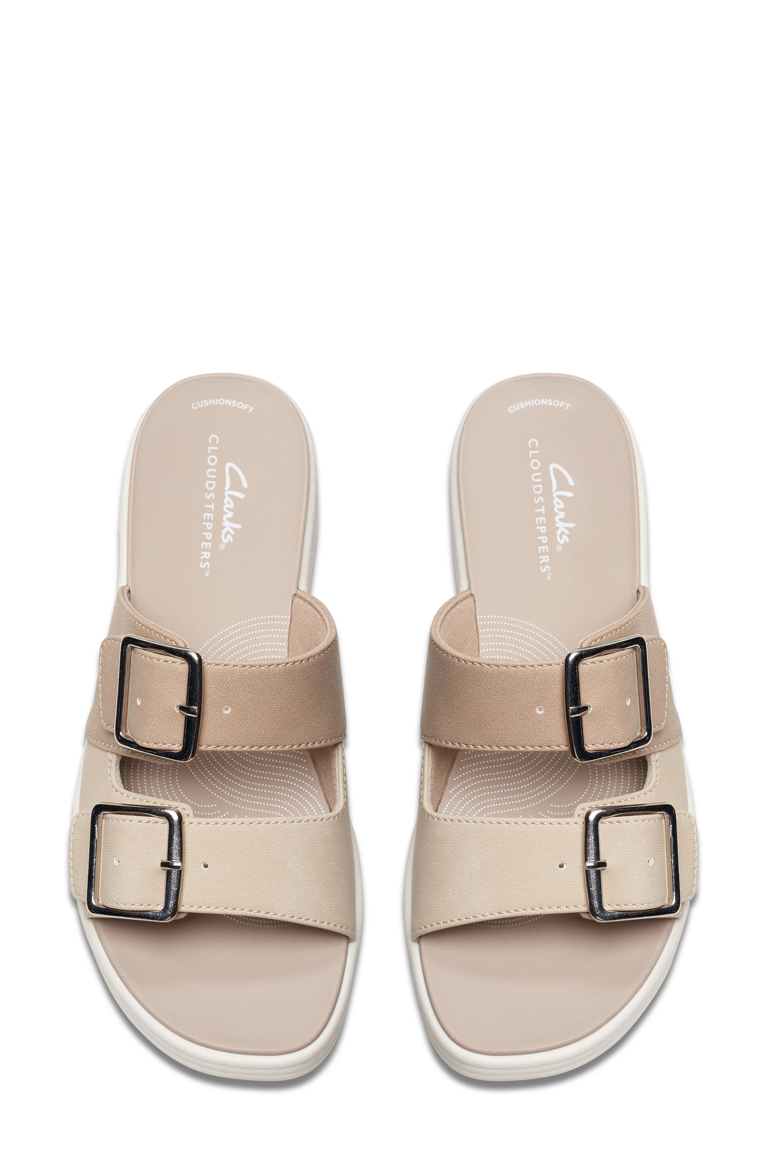 Clarks<sup>®</sup> Drift Buckle Slide Sandal, Alternate, color, 