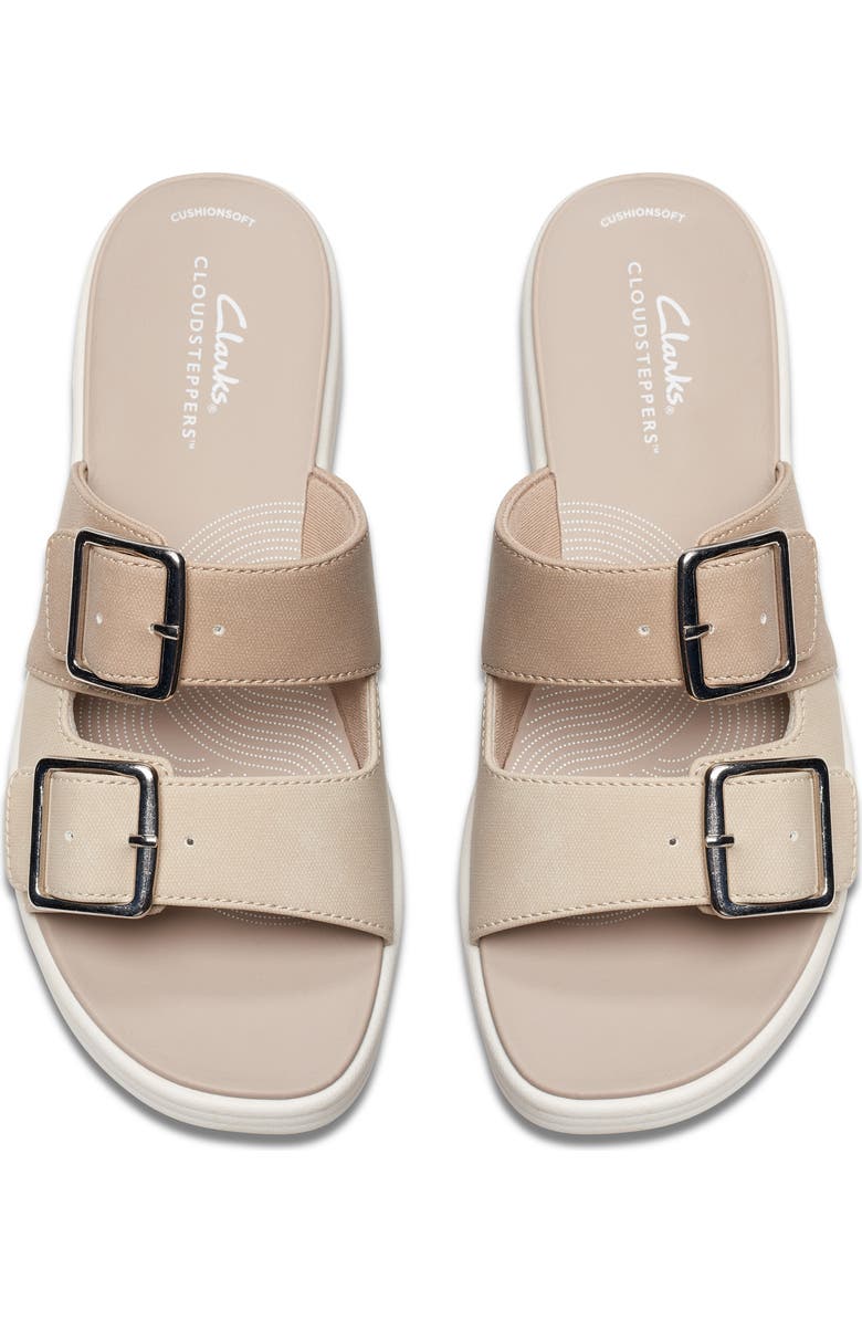 Clarks<sup>®</sup> Drift Buckle Slide Sandal, Alternate, color,