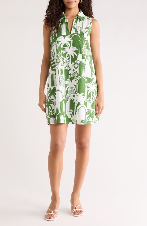 Nala City Lexya Sleeveless Cotton Shift Dress