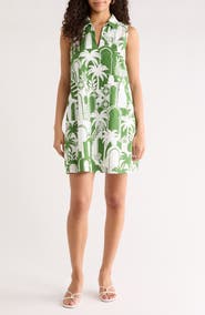 SUGARLIPS Arbor Tile Lexya Cotton Shift Dress
