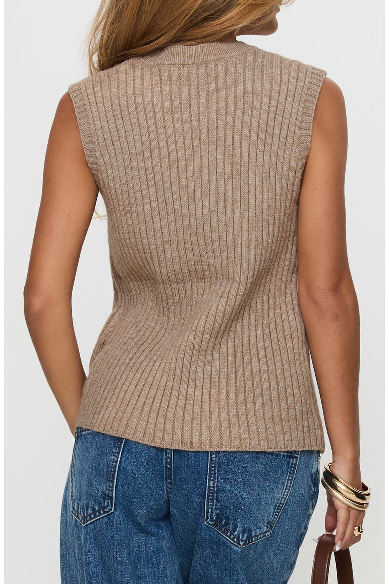 Jessabell Crewneck Sweater Tank, Alternate, color, MOCHA