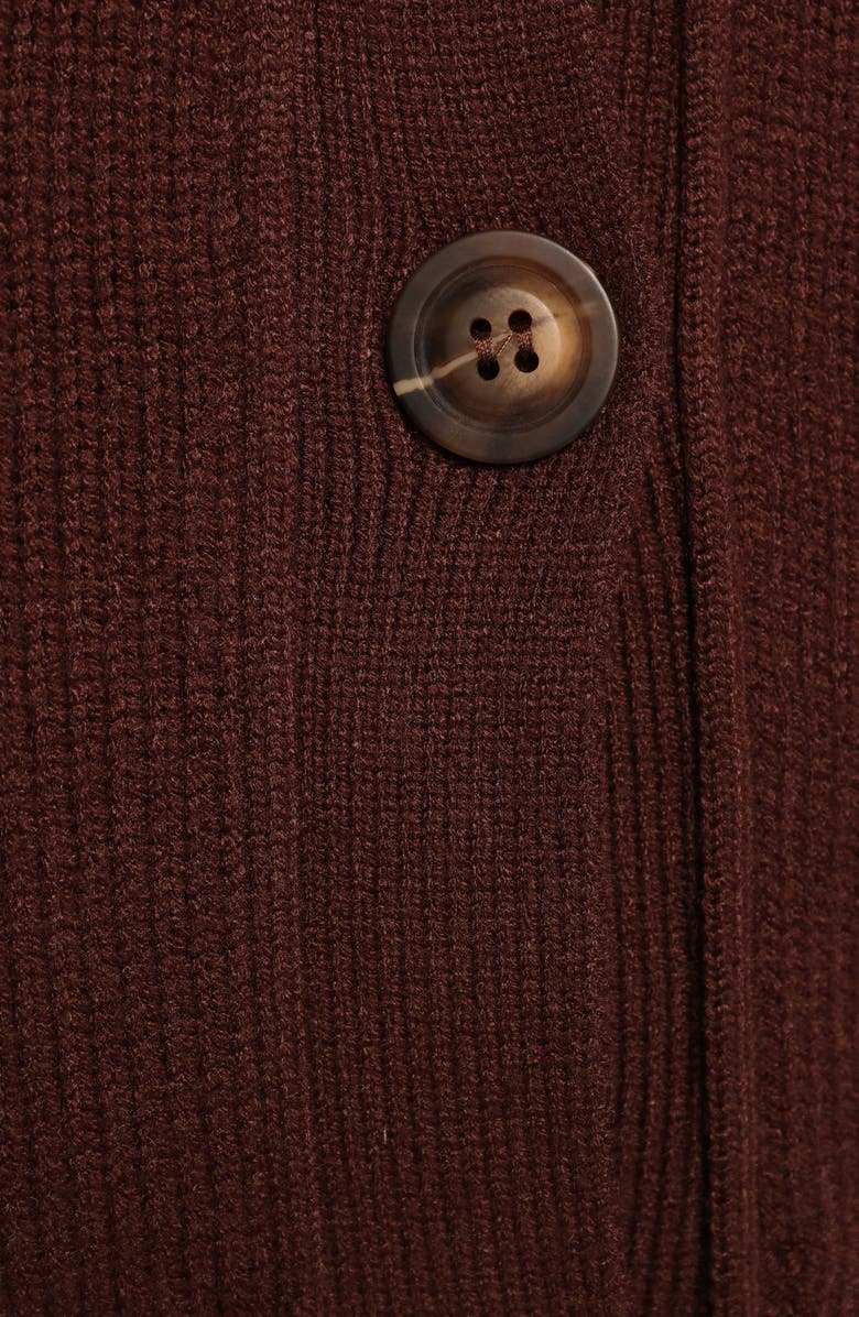 Petal & Pup Eden Button Front Cardigan, Alternate, color, Brown
