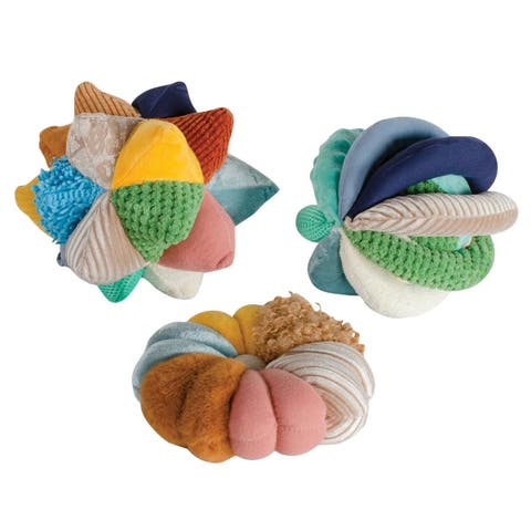 Poufs and Points Plush Balls - Set of 3