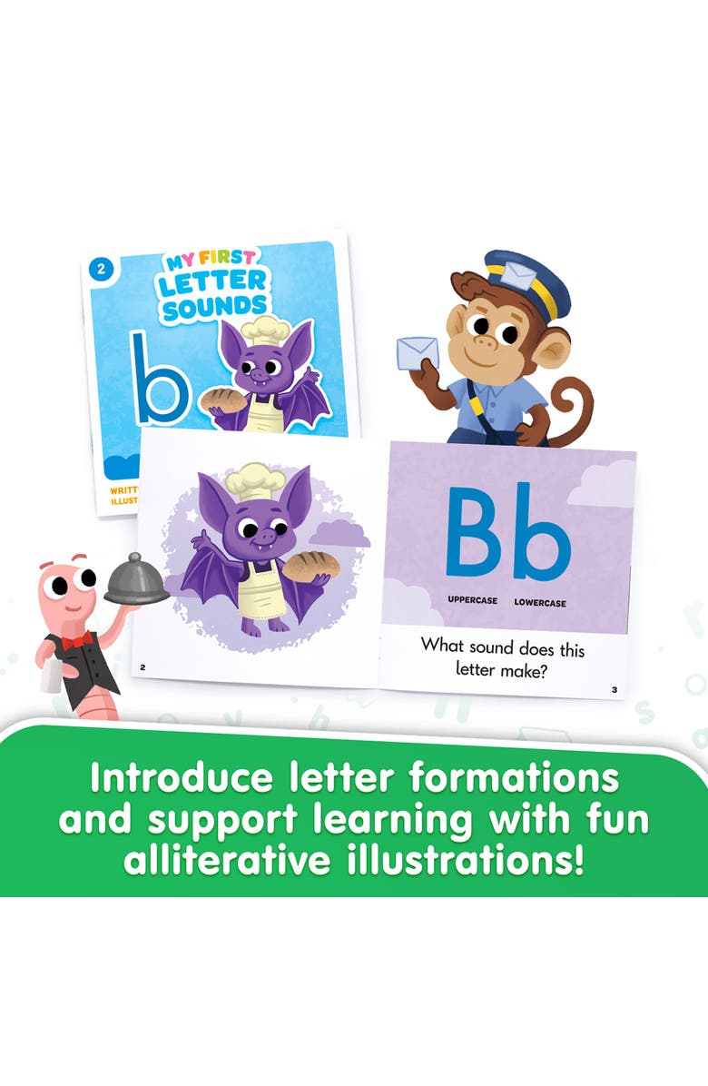 Junior Learning My First Letter Sounds 26 ABC Picture Book Set, Alternate, color, Multicolored