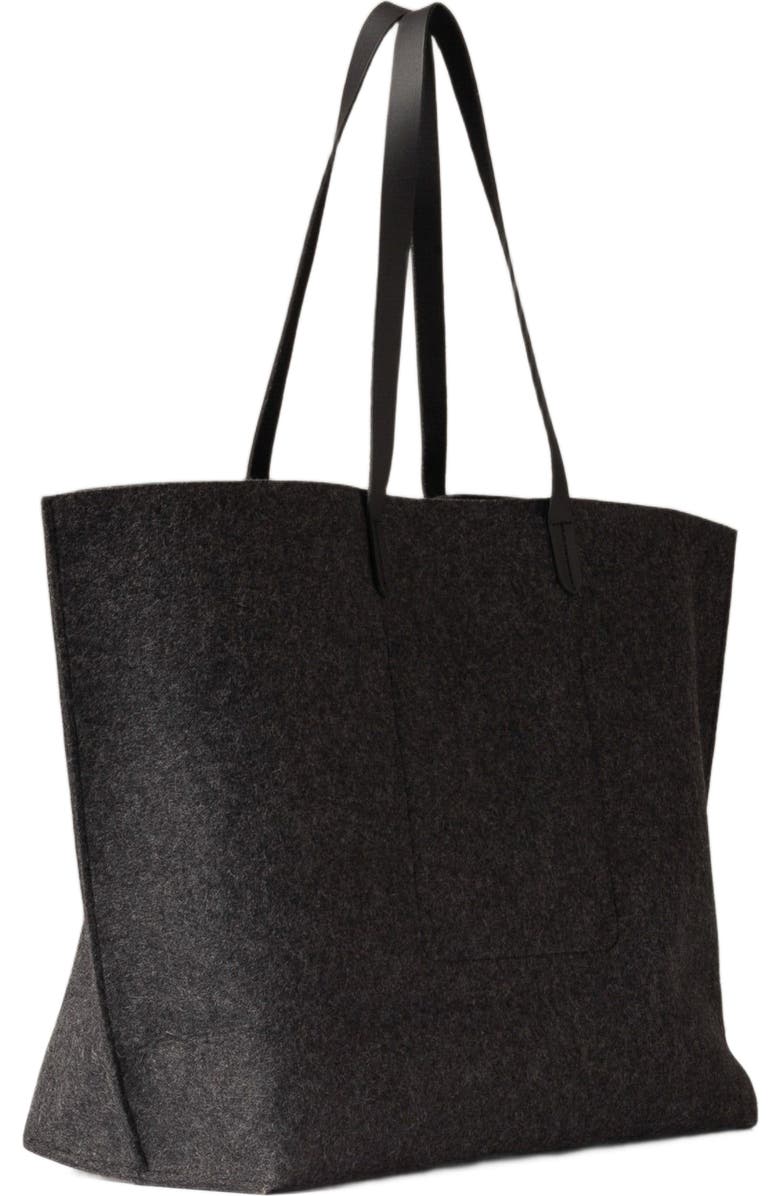 Graf Lantz Hana Merino Wool Boat Bag, Alternate, color, Charcoal