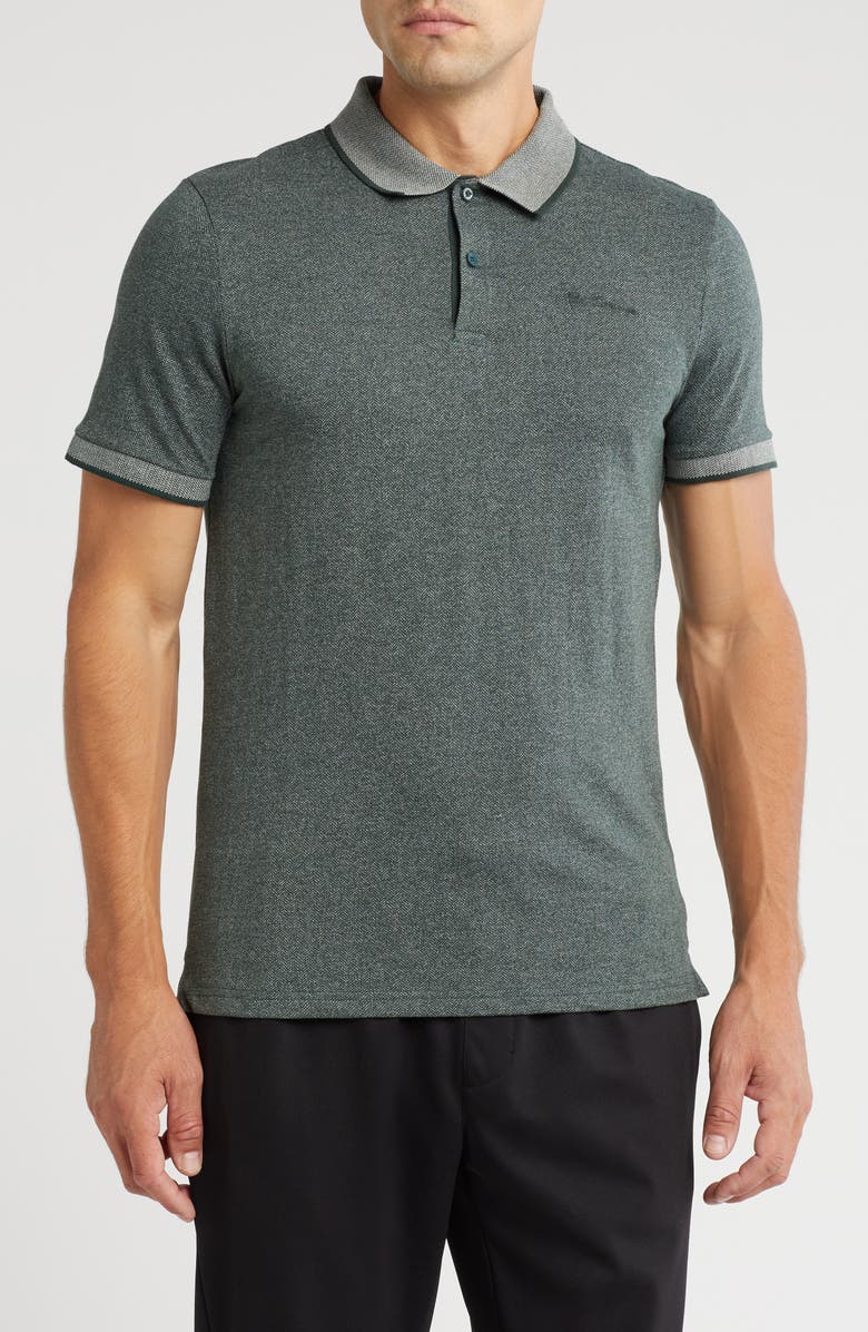 Ben Sherman Herringbone Knit Polo, Main, color, 
