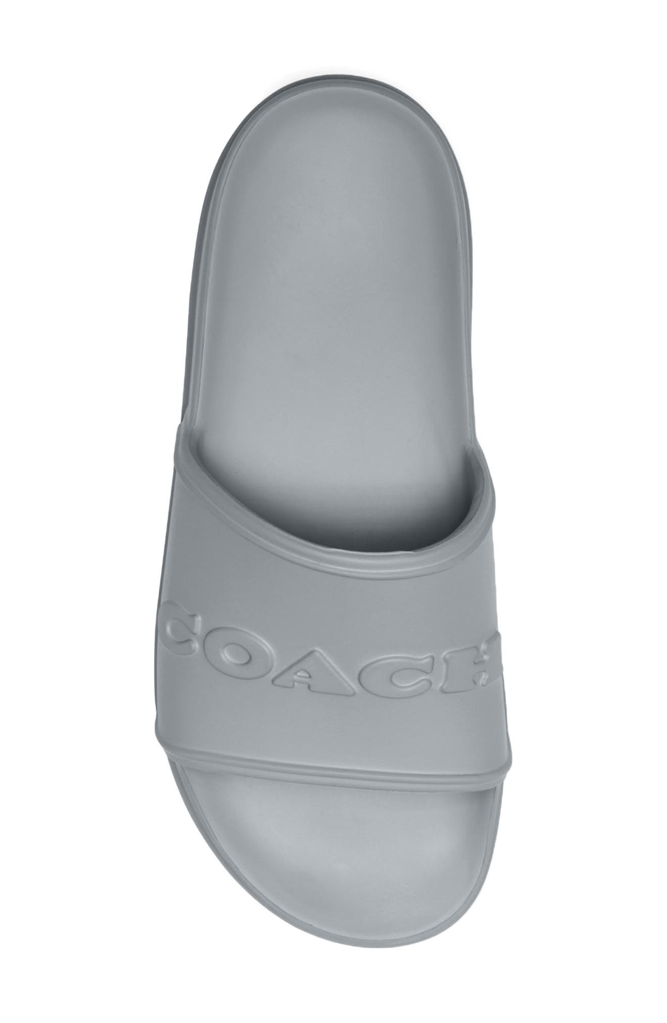 COACH Jesse Molded Slide Sandal, Alternate, color, Grey Blue