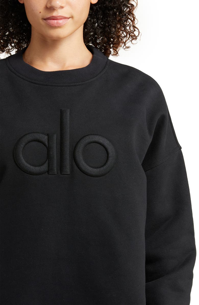 Alo Renown Emblem Sweatshirt, Alternate, color,