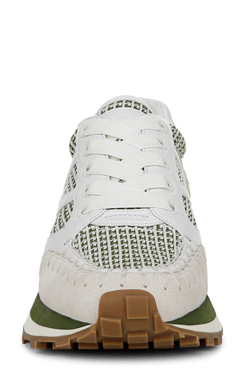 Veronica Beard Valentina Mesh Net Retro Sneakers In Lemongrass/lily