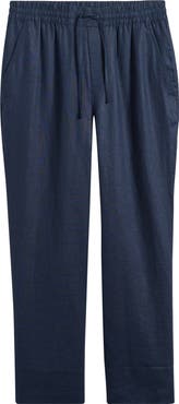 CHÉ Avila Straight Leg Linen Drawstring Pants