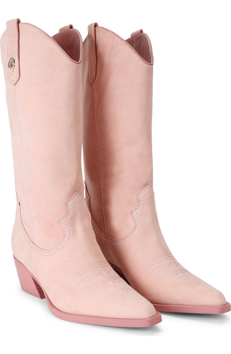Kurt Geiger London Kiss Western Boot, Alternate, color, Light/ Pastel Pink