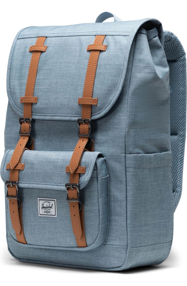 Herschel Supply Co. Little America Backpack, Alternate, color, Ashley Blue Crosshatch