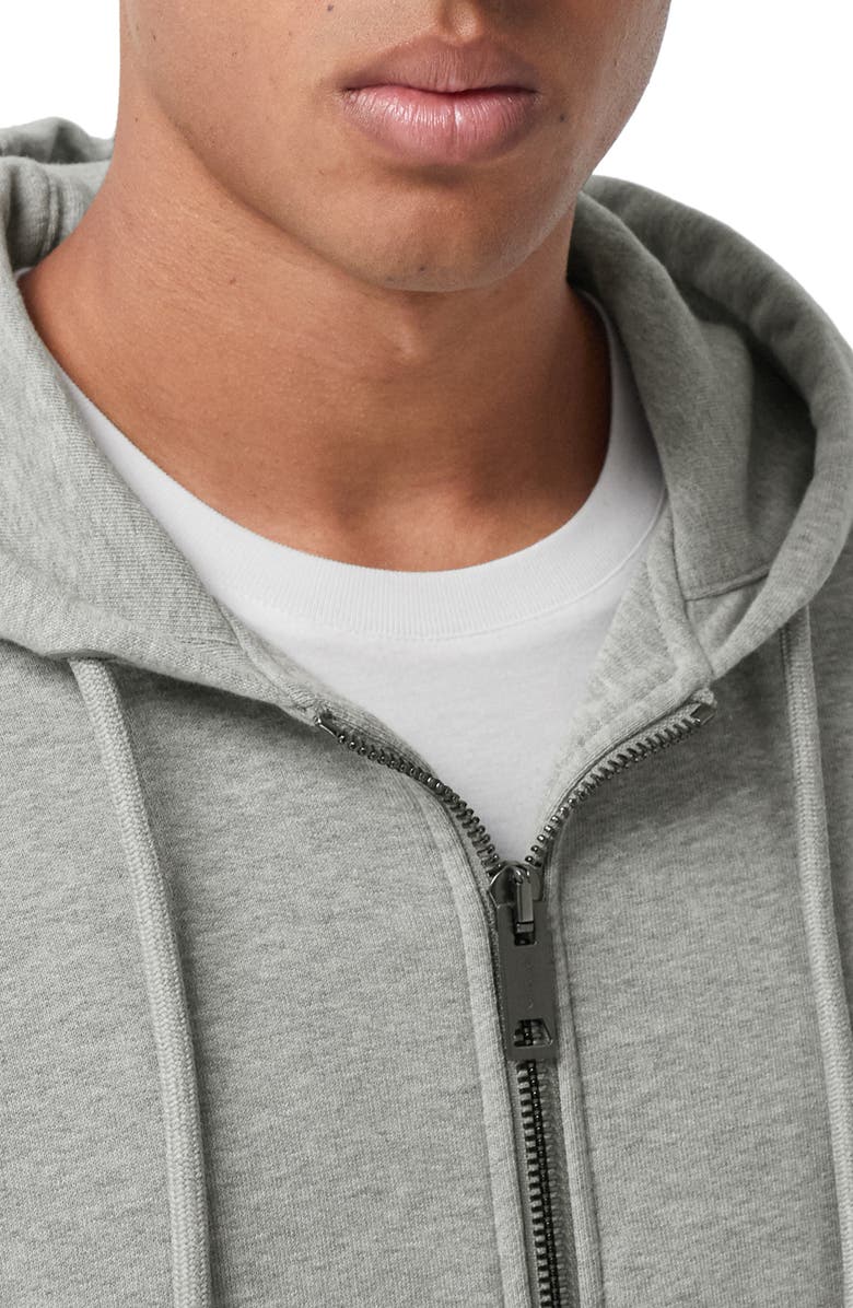 Burberry Check Panel Cotton Hoodie, Alternate, color,