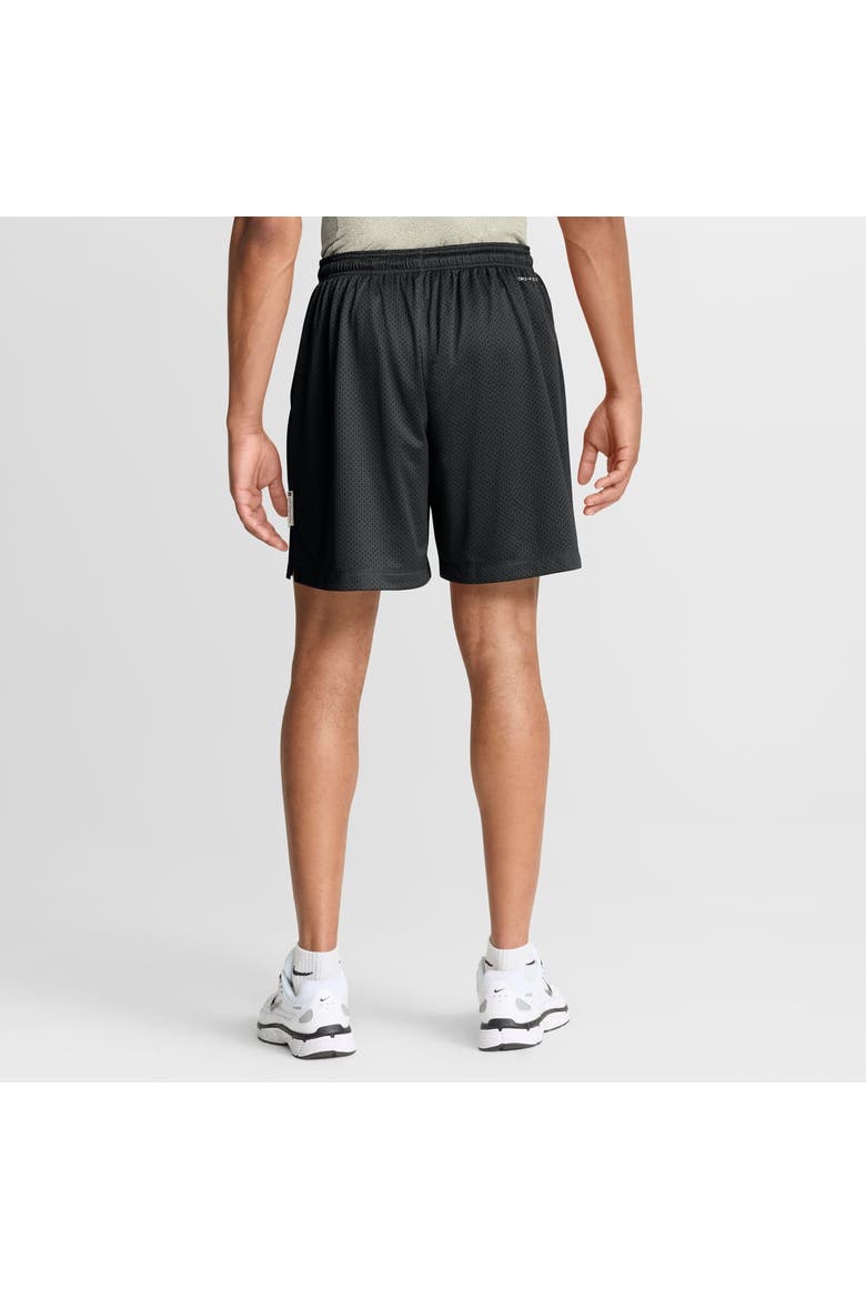 Men's Nike  Black/Platinum New Orleans Saints Sideline Standard Issue Dri-FIT Reversible Shorts, Alternate, color, Black