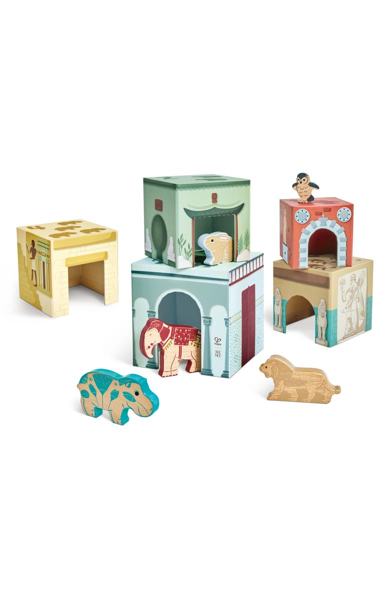 Hape Museum Nesting Blocks Play Set, Alternate, color,
