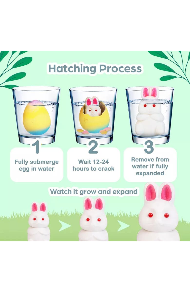 Sperric Easter Hatching Surprise Egg Toy Set, Alternate, color, Multicolor