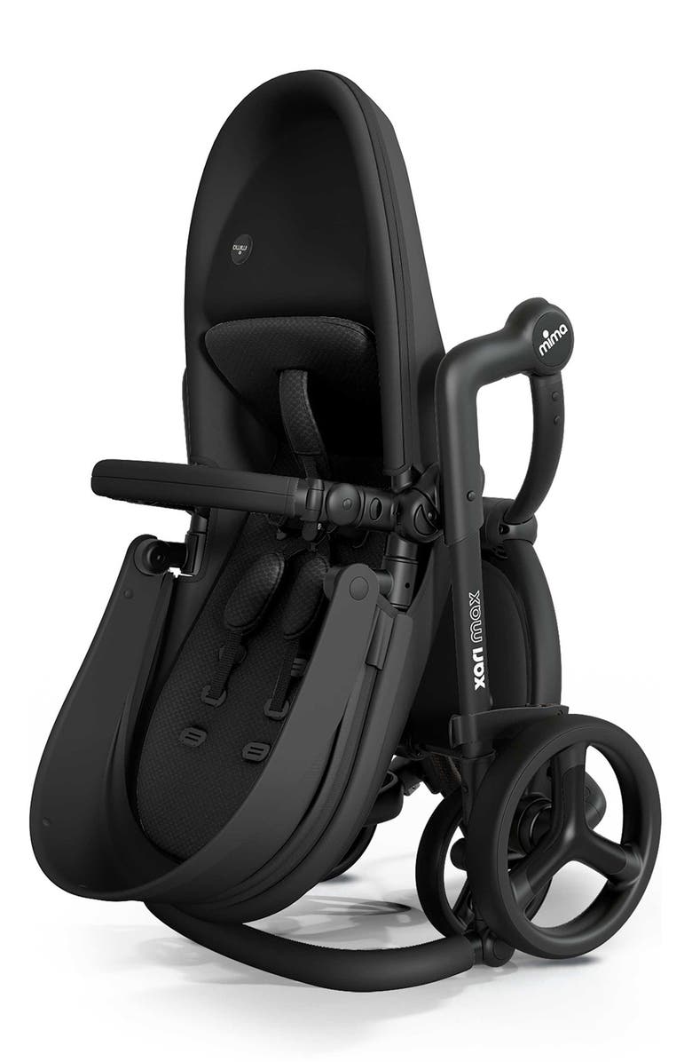 mima Xari MAX Stroller, Alternate, color, Black / Black / Black
