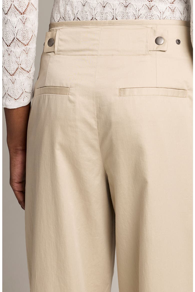 Clean Waist Cotton Pants, Alternate, color, DRIFTWOOD