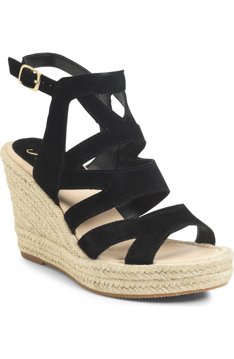 Söfft Shandys Wedge Sandal, Main, color,