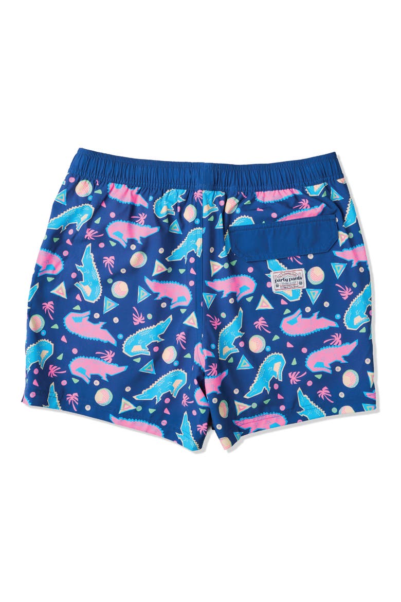 Golf Gator Happy Hour 5-Inch Swim Trunks, Alternate, color, NAVY BLUE