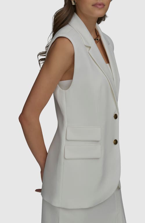 DONNA KARAN DONNA KARAN NEW YORK TWO-BUTTON VEST