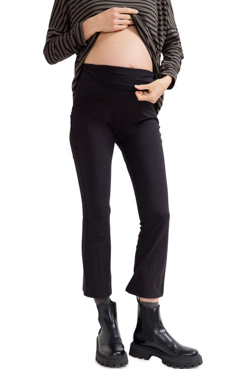 The Maternity Bodyflex Crop Flare Legging