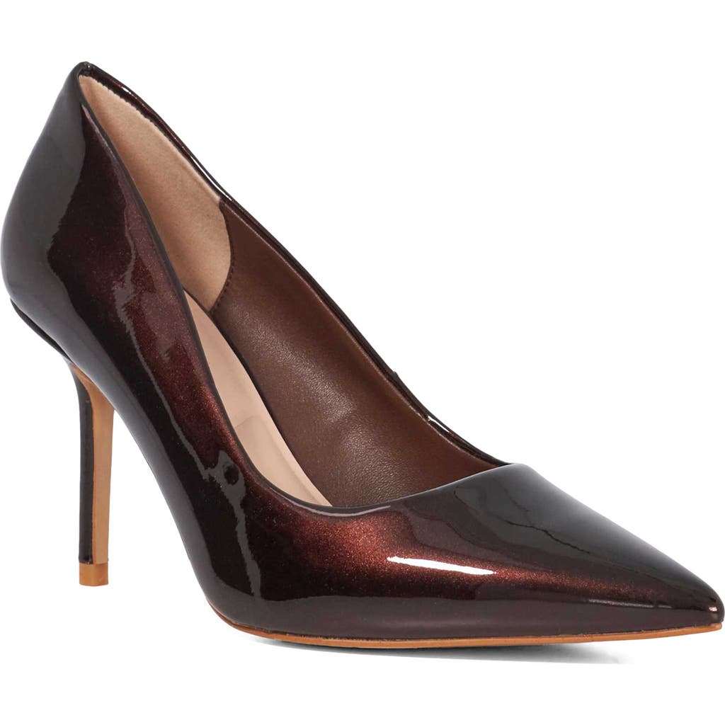 Dune London Boldest Pointed Toe Pump In Brown