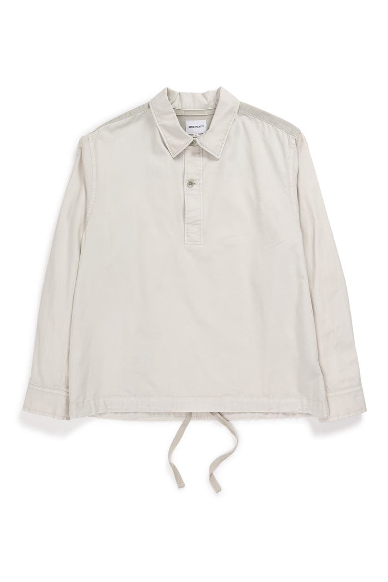 Lund Cotton Drawstring Pullover, Main, color, HIBISCUS DYE