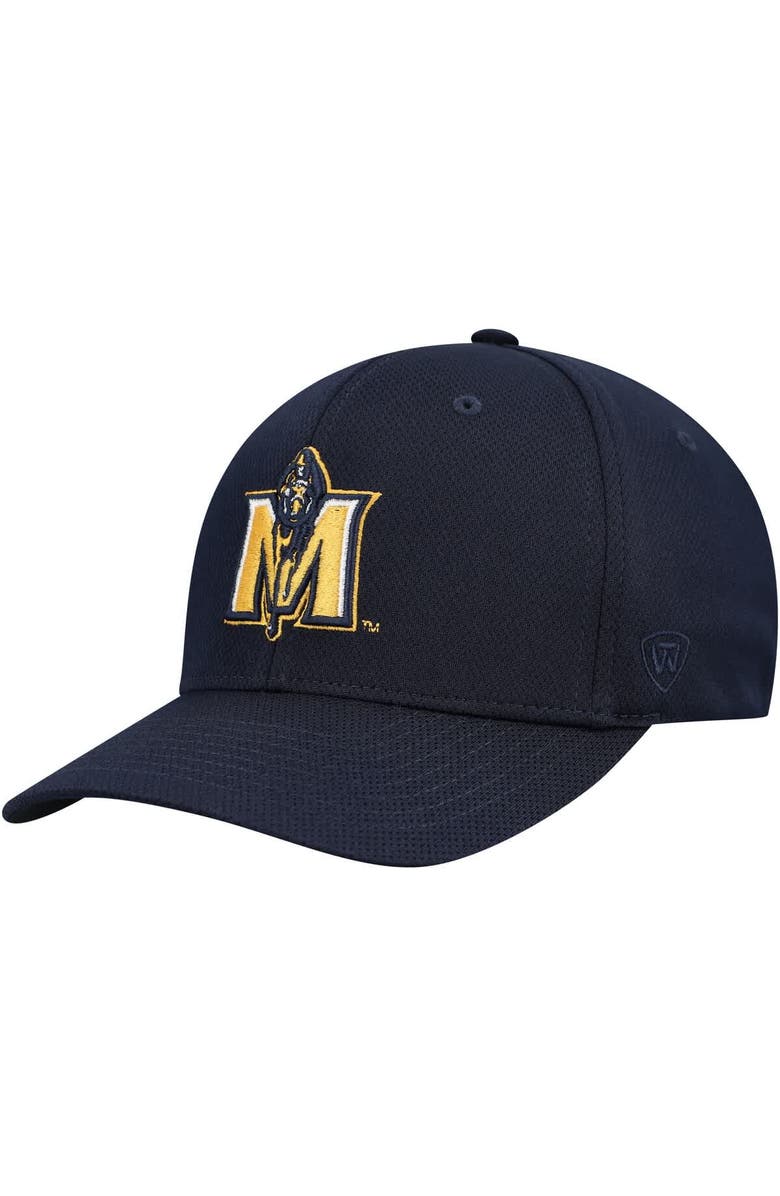 TOP OF THE WORLD Men's Top of the World  Navy Murray St. Racers Reflex Hybrid Tech Flex Hat, Alternate, color, 