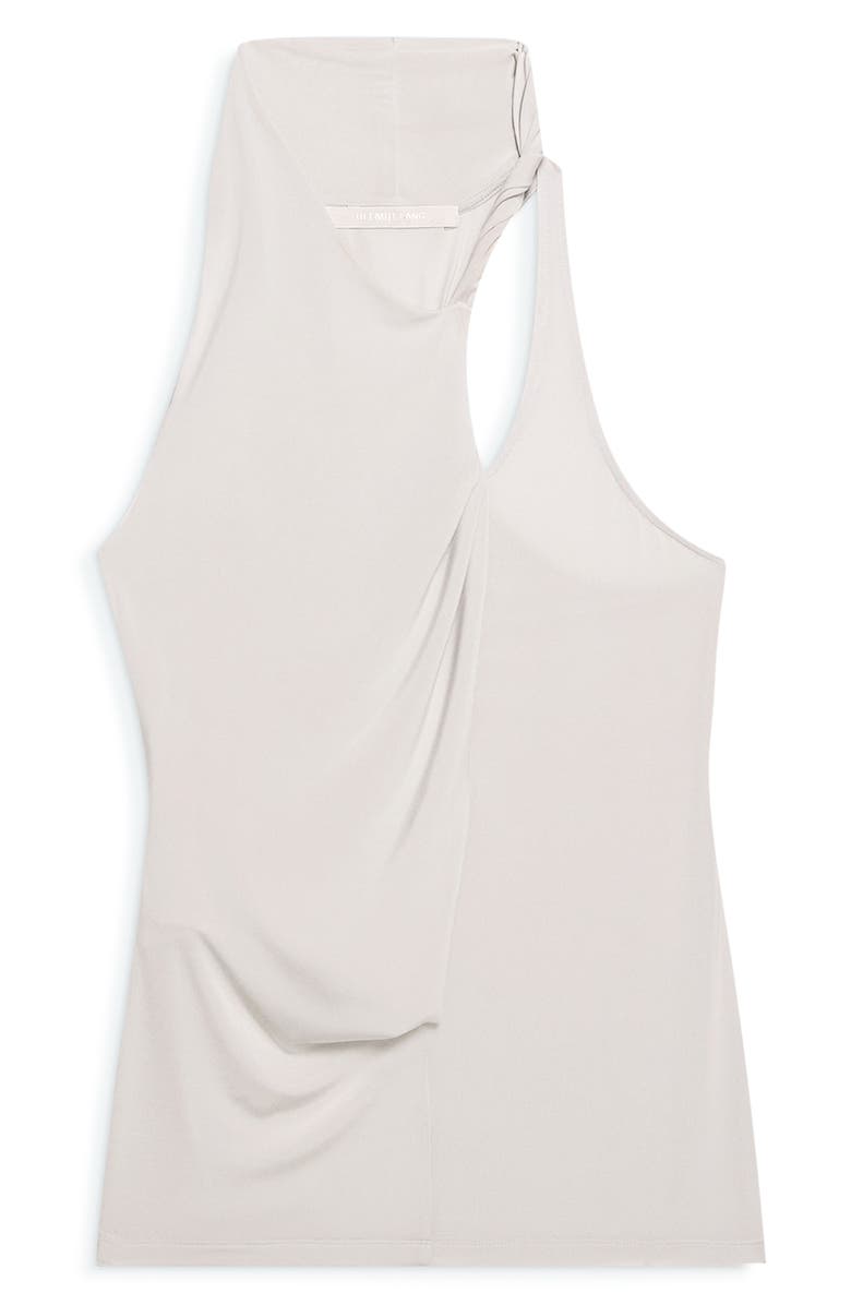 Helmut Lang Asymmetric Twist Tank, Alternate, color, Grey